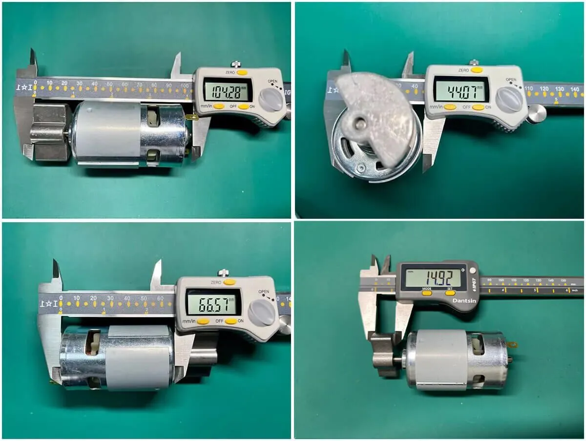 44mm ERM Vibration Motor - 66mm Type Model TSL-775SHV drawing