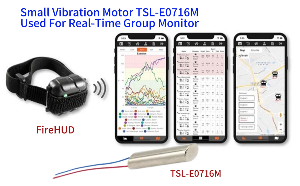 7mm waterproof vibration motor - 24mm TSL-E0716M application