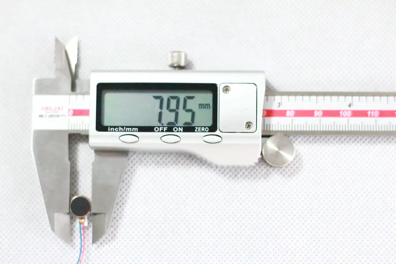 8mm flat mini vibration motor tsl c0827 drawing