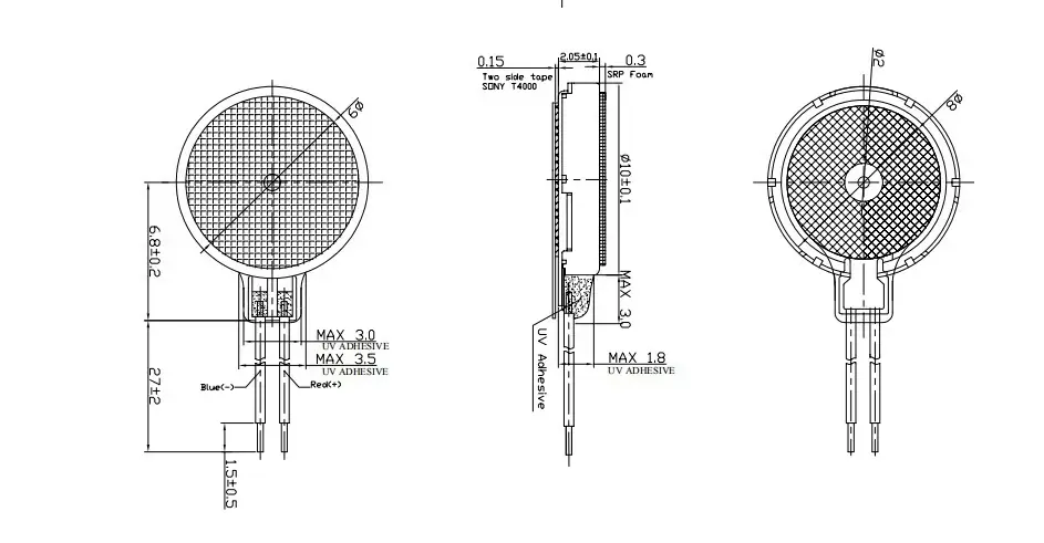 small vibrating device tsl c1020 outline drawing small vibrating device tsl c1020 outline drawing