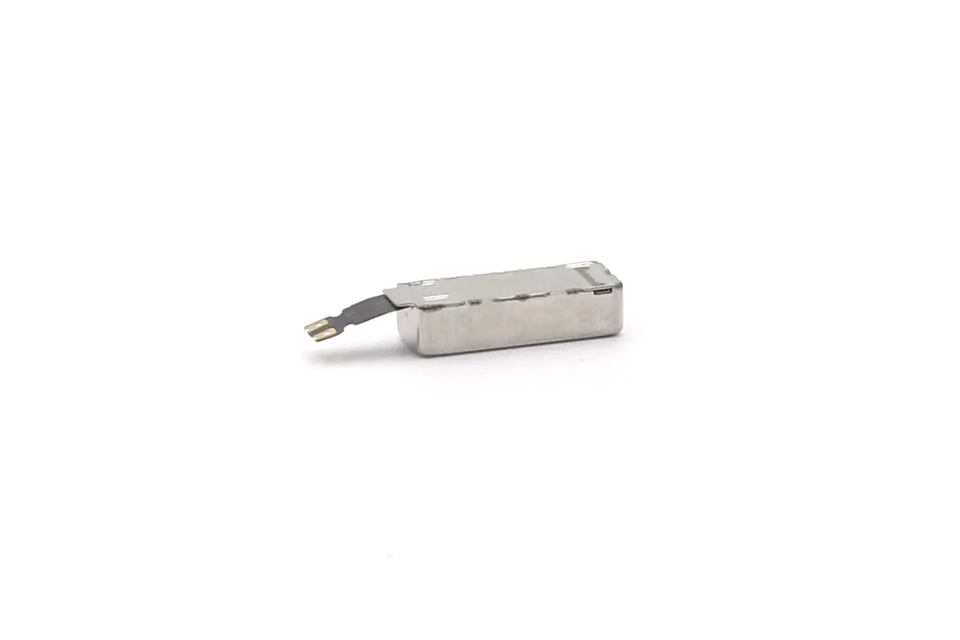 Close-up of the FPC connector and pins on the TSL-ELV451230 linear vibration motor