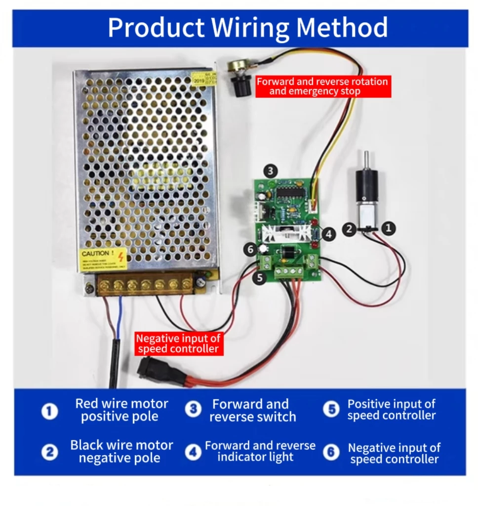 16mm small planetary dc gear motor wiring method