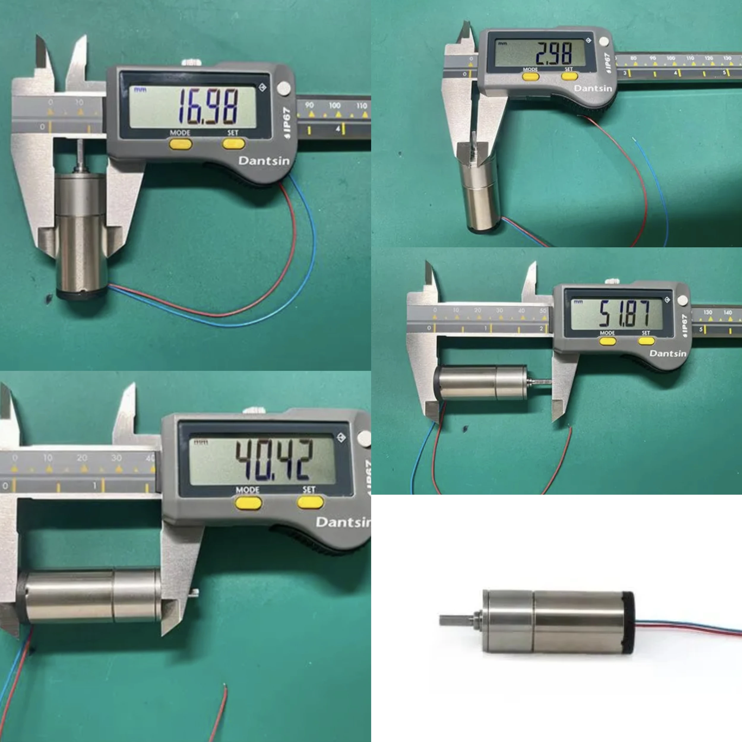 17mm dc coreless gear motor–tsl cgm1740 drawing