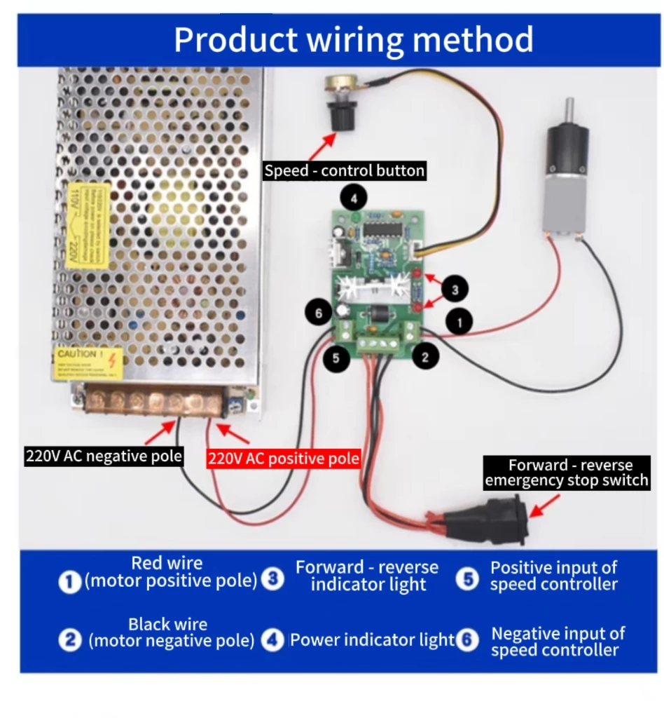20mm planetary dc geared motor wiring method