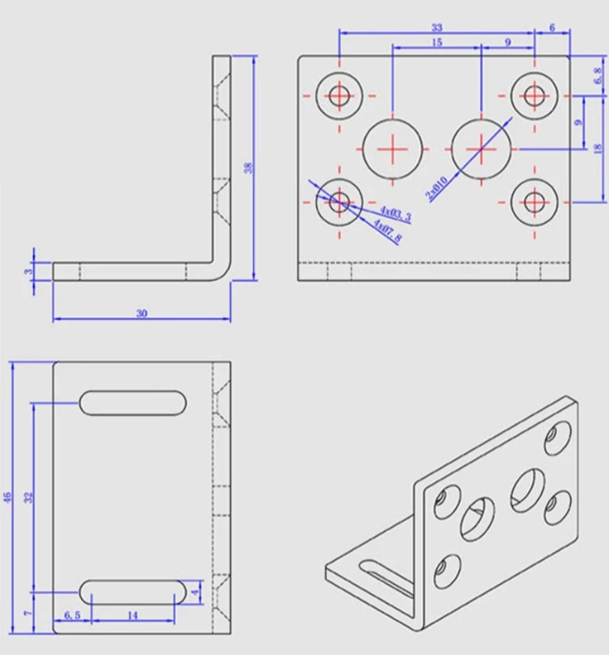 24mm worm gear motor shaft tsl dwg 370 bracket