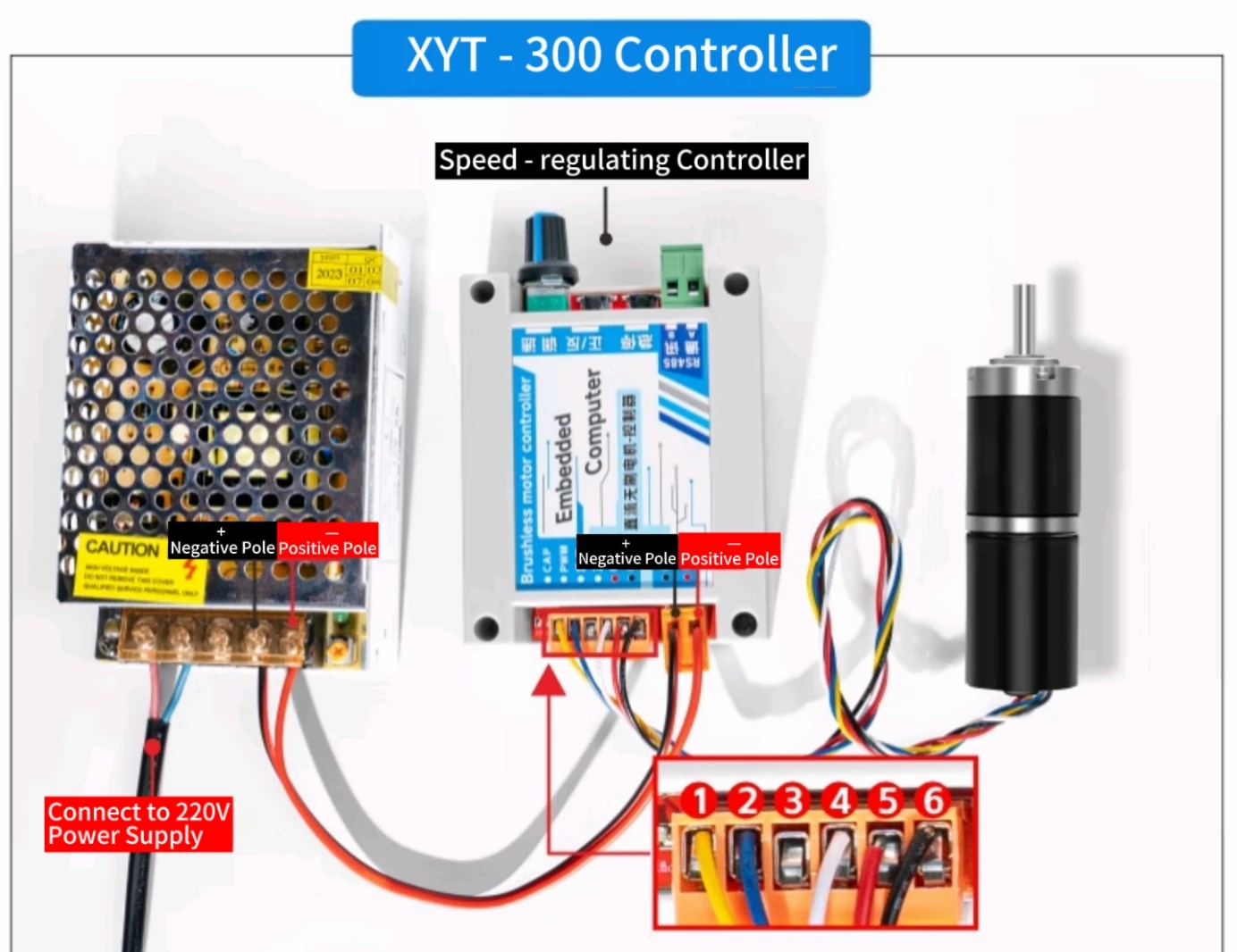 28mm brushless dc planetary motor wiring method