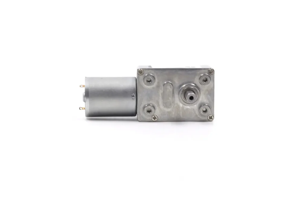 dc micro worm motor tsl gw 370 double shaft