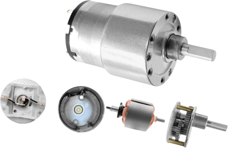 spur gear motor structure