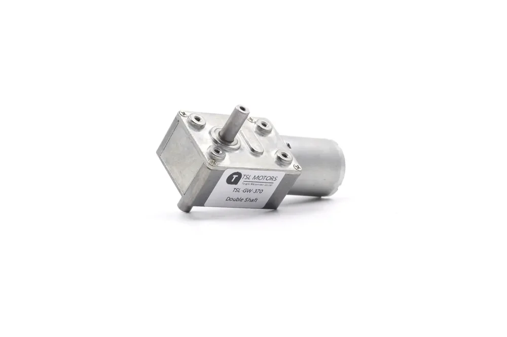 worm gear reducer motor tsl gw 370 double shaft