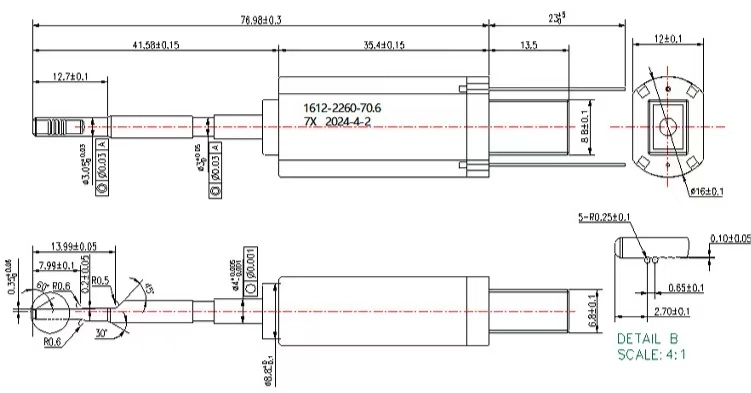 ultrasonic dc toothbrush vibration motor tsl tsl1612 drawing ultrasonic dc toothbrush vibration motor tsl tsl1612 drawing