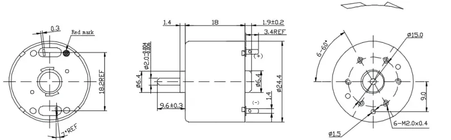 electric motor for fans tsl rs 310 appearance size