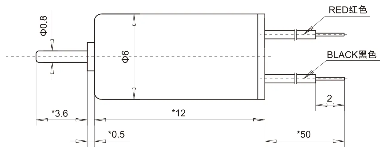 6mm coreless motor 12mm tsl cl0612 drawing 6mm coreless motor 12mm tsl cl0612 drawing