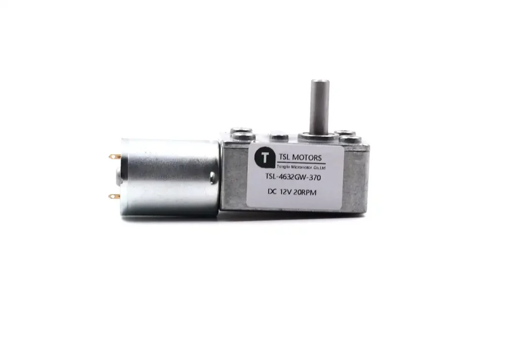 dc worm gear motor tsl 4632gw 370