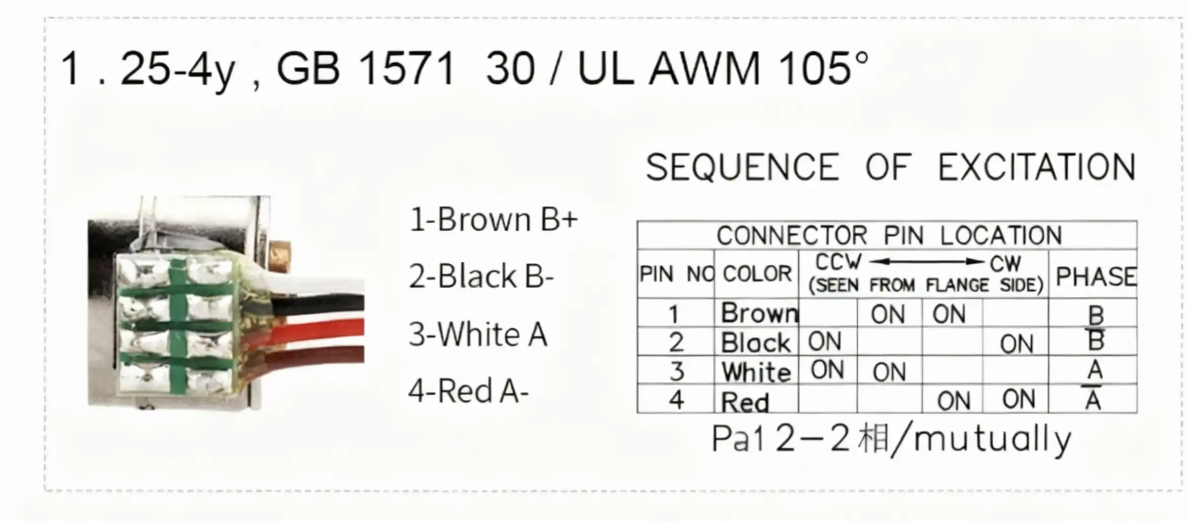 10mm tiny stepper motor tsl sm1090 10by sequence of excitation