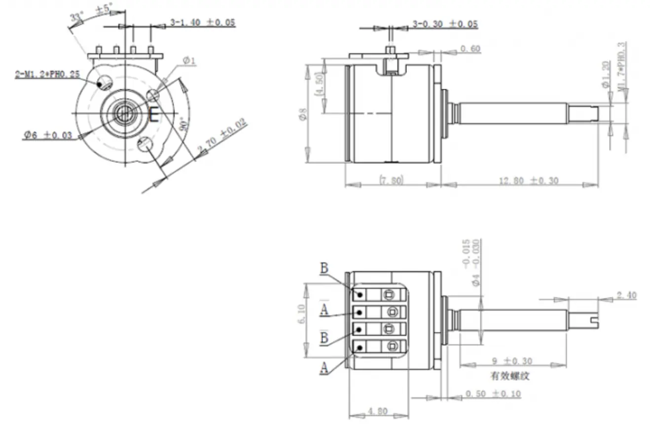 8mm lead screw stepper motor tsl sm08284 drawing 8mm lead screw stepper motor tsl sm08284 drawing