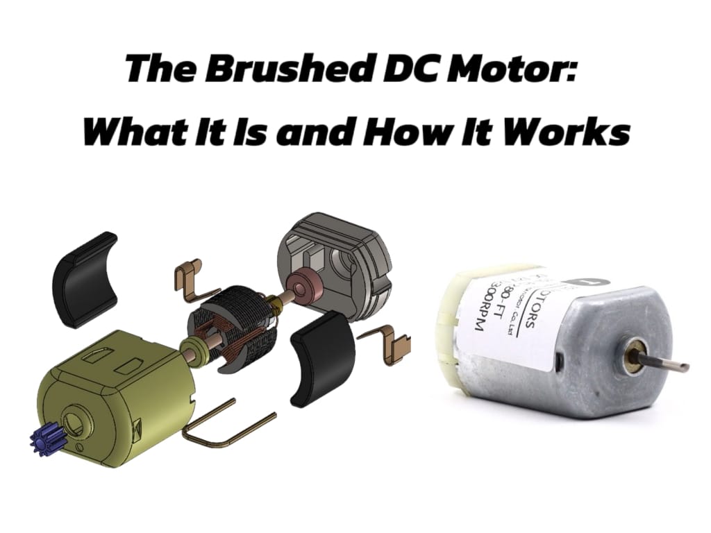 micro brushed dc motor structure