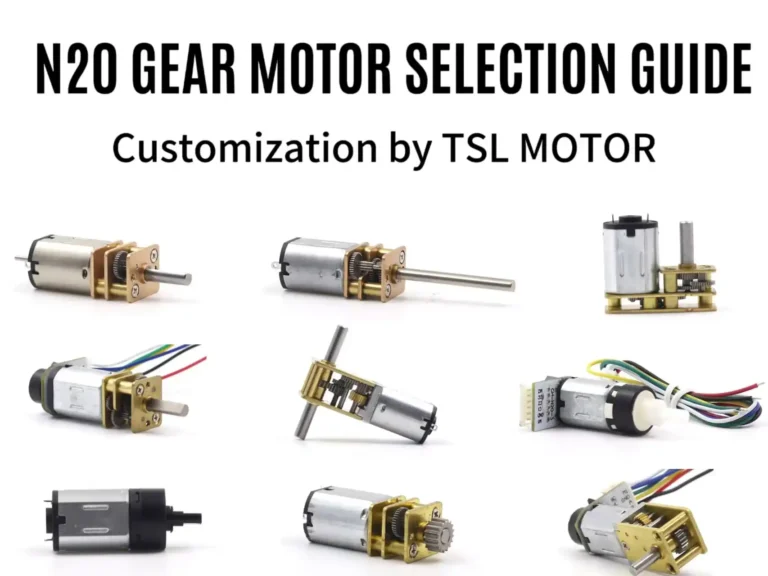 n20 gear motor selection guide customization by tsl motor