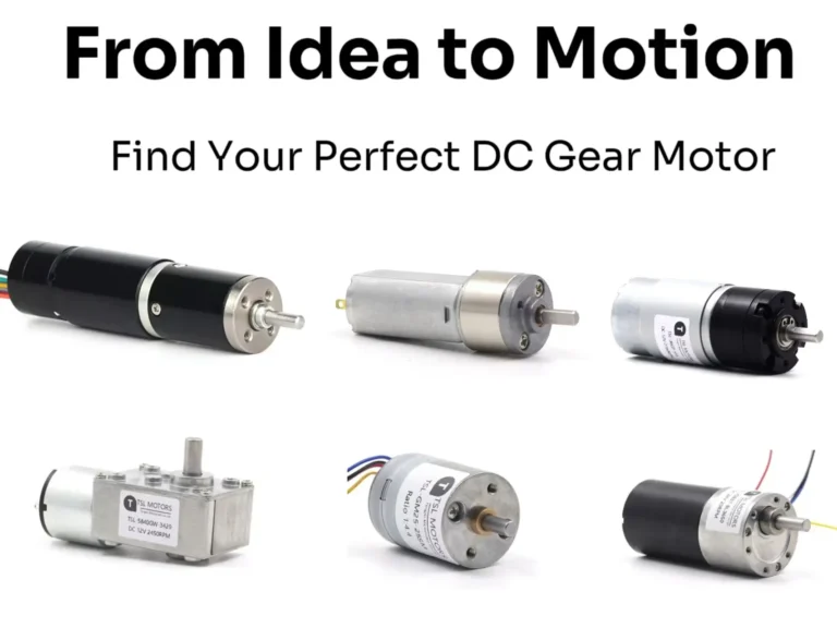 from idea to motion find your perfect dc gear motor