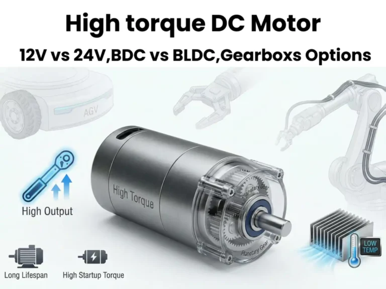high torque dc motor 12v vs 24v bdc vs bldc planetary gearbox