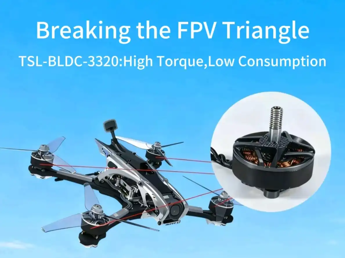 high torque tsl bldc 3320 breaking the fpv triangle