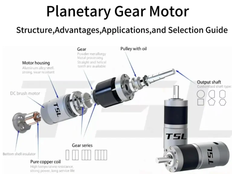 planetary gear motor structure advantages applications and selection
