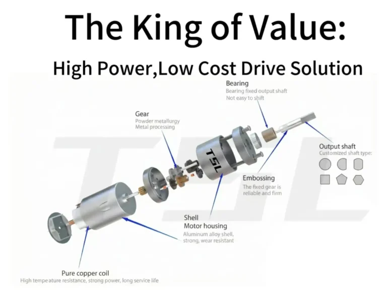 spur gear motor exploded view