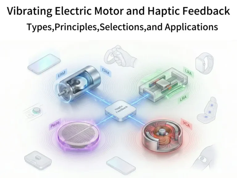 vibrating electric motor and haptic feedback