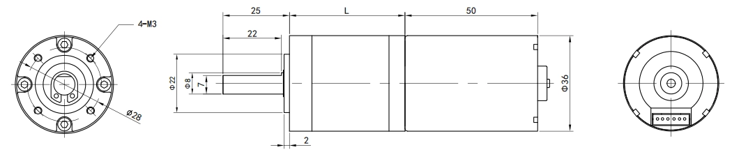 brushless dc motor with planetary gearbox tsl 36gp bl3650 drawing brushless dc motor with planetary gearbox tsl 36gp bl3650 drawing
