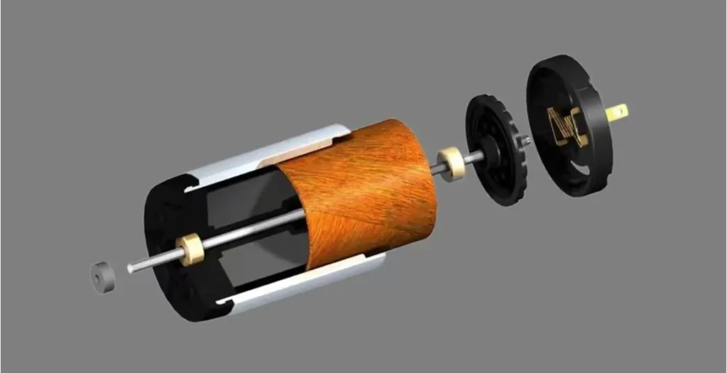 brushed dc motor structure