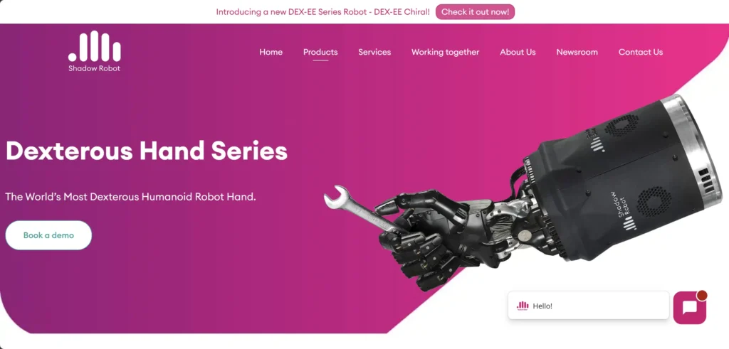 shadowrobot dexterous hand series