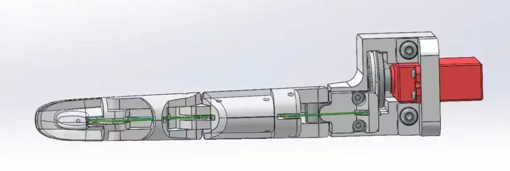 tendon driven dexterous hand schematic