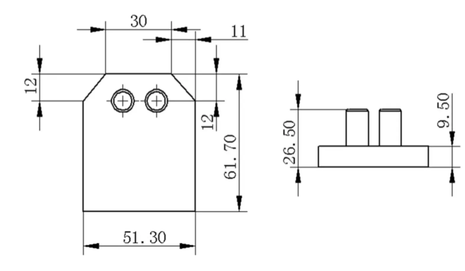 brushless power tool motor tsl bldc 4820 controller mechanical drawing