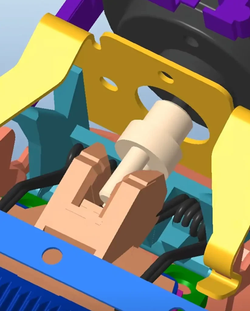 motor with eccentric wheel drive electric hair clip