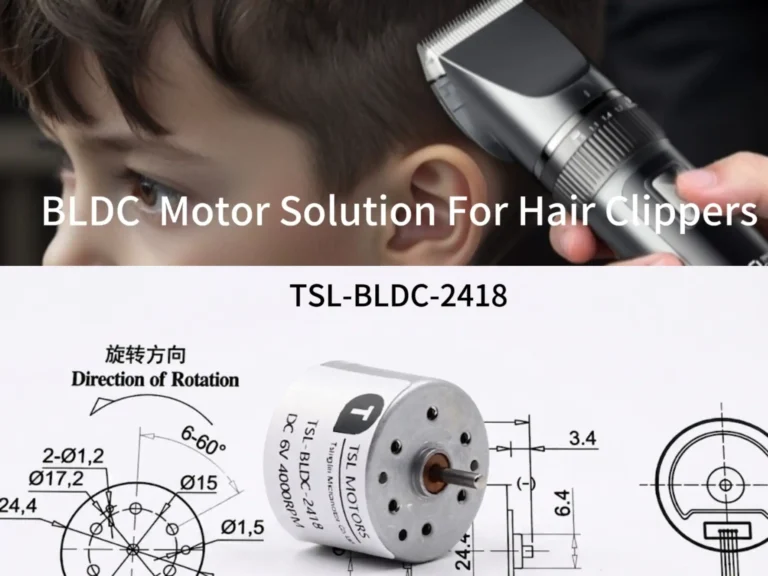 tsl bldc 2418 hair clipper motor application