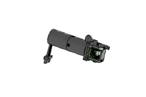 TSL right-hand wrist motor module featuring a 12V micro dc bevel gear motor with a 90-degree bevel gear output for dexterous hands.