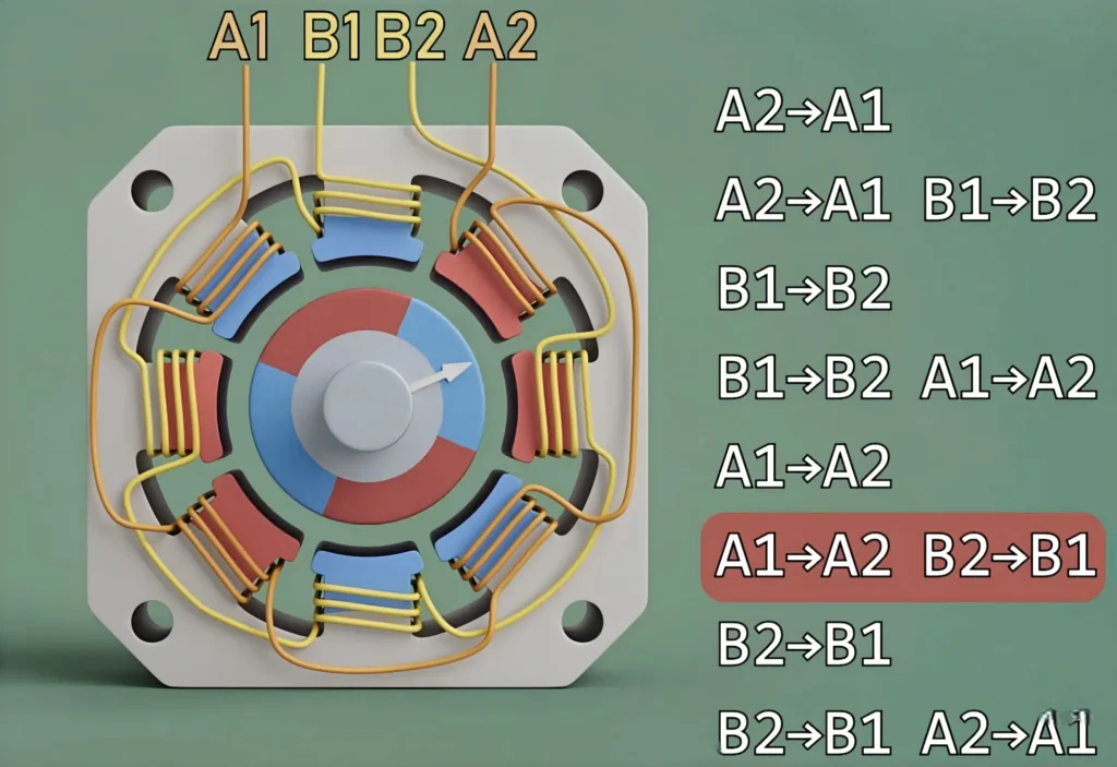 figure 5 hybrid stepper motor basic