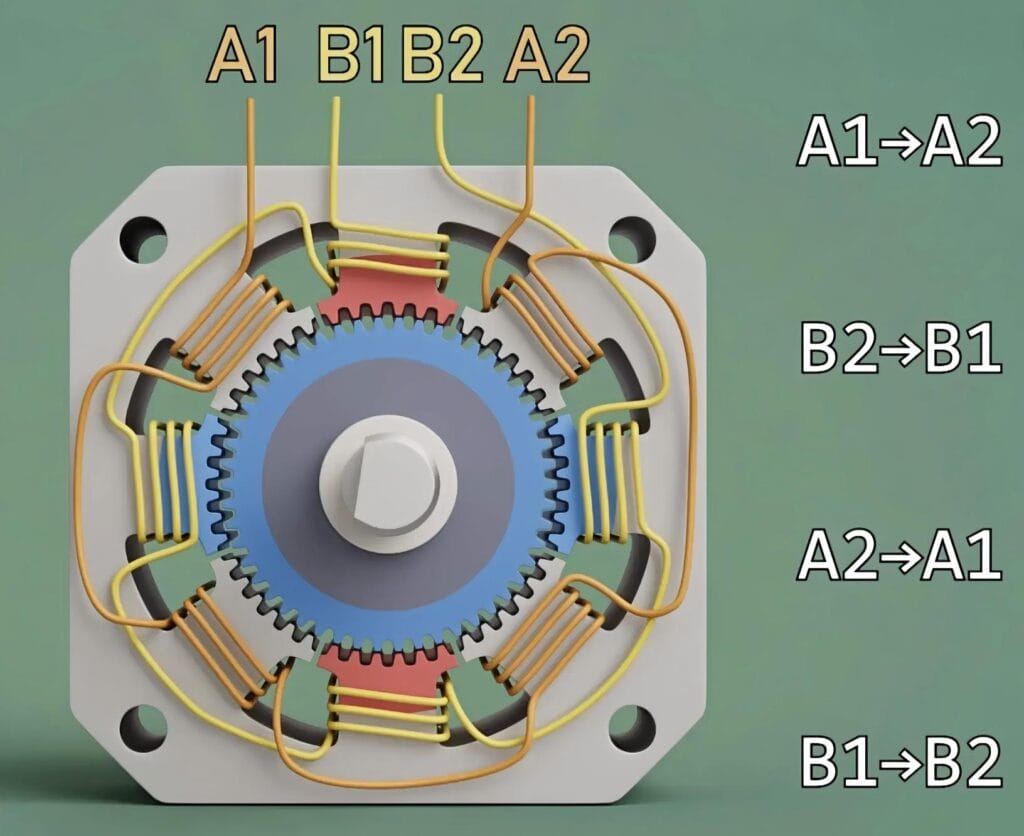 figure 6 hybrid stepper motor structure 1