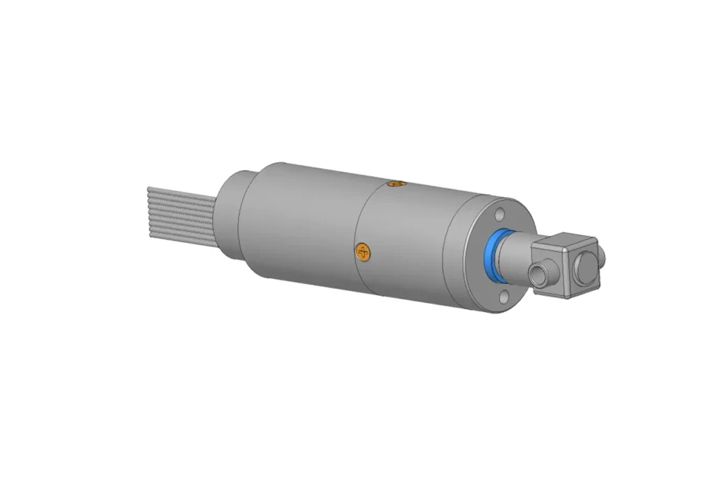 12V micro linear actuator with integrated 13mm coreless brushless motor and encoder