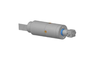 12V micro linear actuator with integrated 13mm coreless brushless motor and encoder