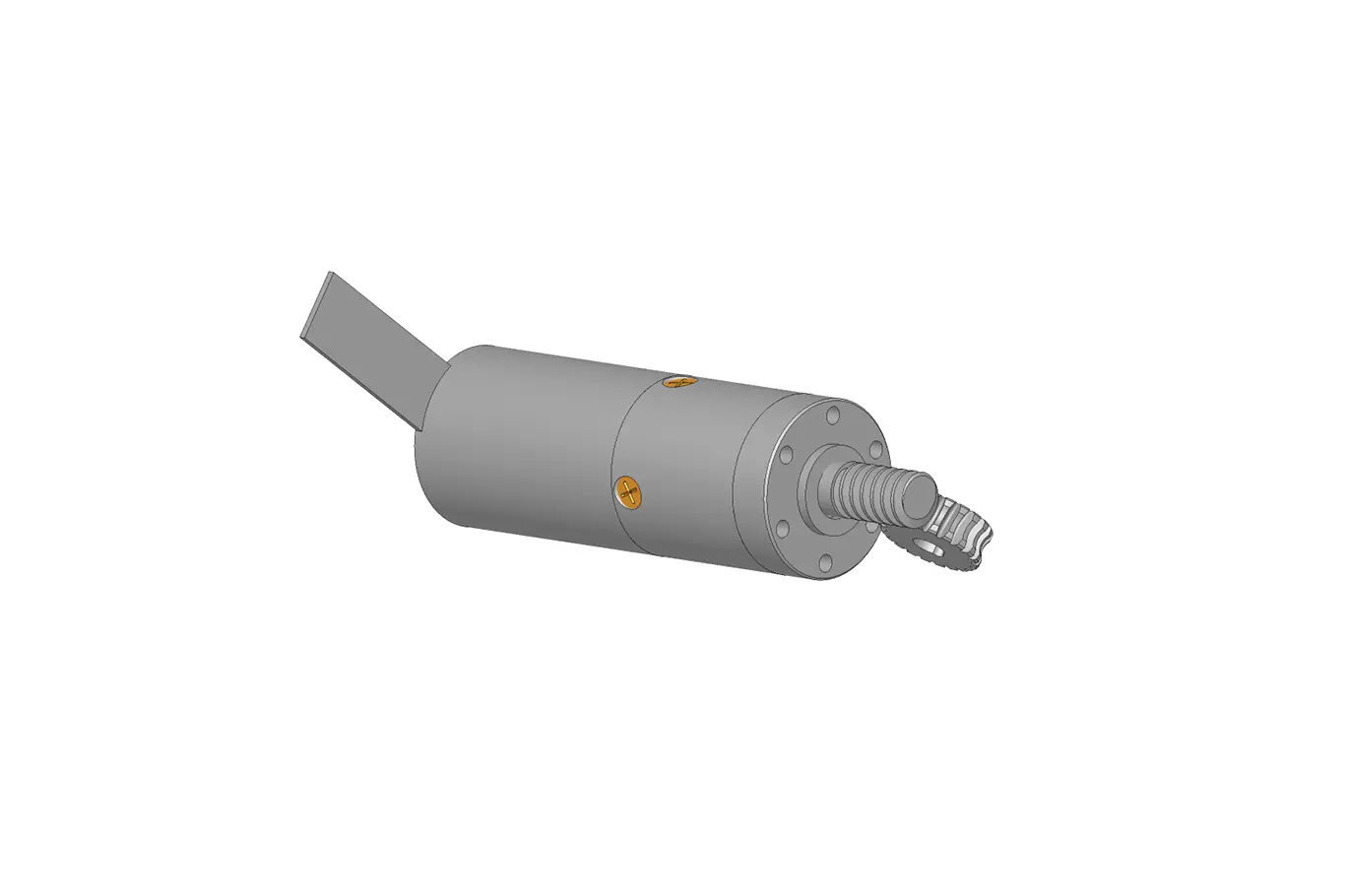 16mm miniature worm gear motor with 90 degree brushless output