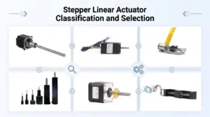 stepper motor linear actuator types selections