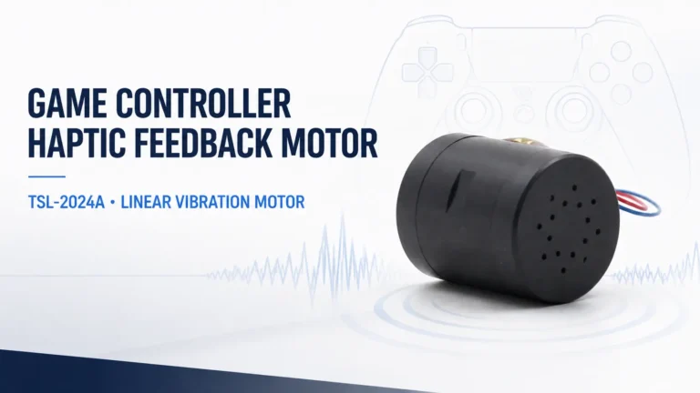 gTSL-2024A Game-Controller-Haptik-Feedback-Motor mit Vibrationswellen und einer Game-Controller-Umrisslinie