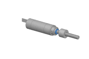 Small linear actuator with 10mm coreless BLDC motor, T-type lead screw, and integrated TTL driver