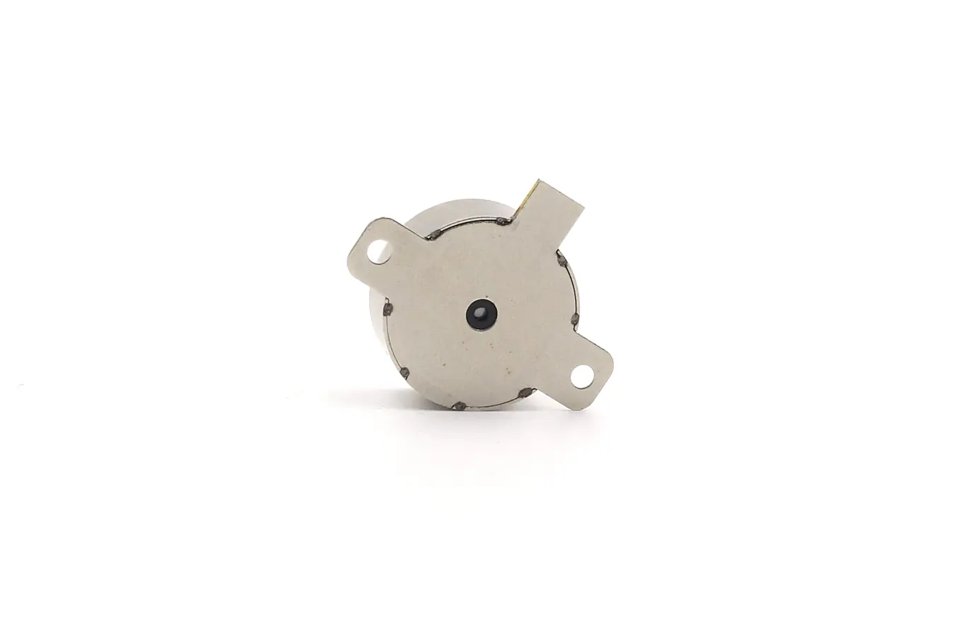 Bottom view of TSL-ELV208-175S linear haptic motor with mounting holes
